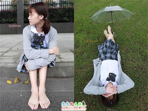 [MZSOCK]爱美足002 点点清纯小萝莉 格子裙【80P/28M】