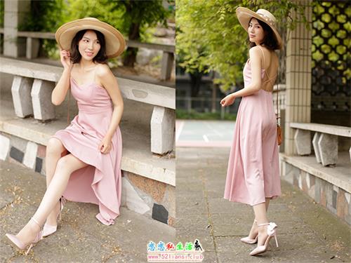 [奈丝]105-露背系带度假长裙-成希（无水印）【36P/246M】