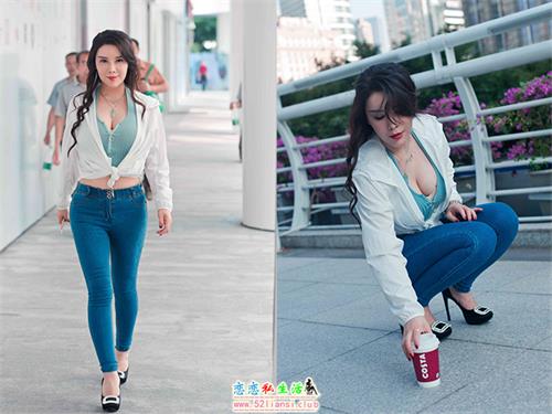 [魔镜街拍] 032 街拍牛仔裤高跟【267P/281M】