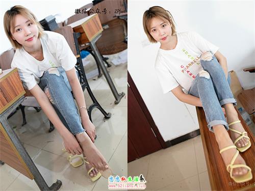 [山茶摄影ISS]182-教室清纯牛仔裤短丝【111P/93M】