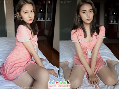 纳丝摄影-NO.172 小允儿 粉嫩睡裙【78P/561M】