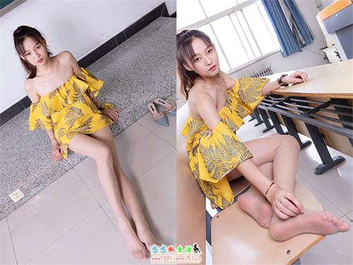 [山茶摄影ISS]165-小慧 教室里的小清新【76P/76M】