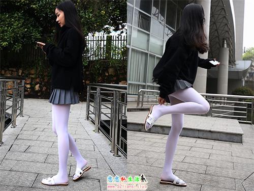 大西瓜爱牙膏-S056 户外白丝百褶裙1【191P/1.63G】