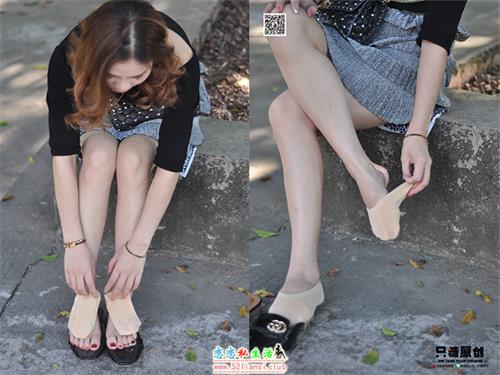 [只糖视觉]002期：婷婷-短裙与薄棉船袜【143P/318M】