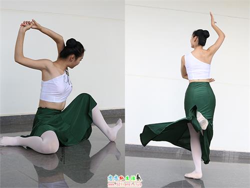 大西瓜爱牙膏-W007 舞蹈家1-文君 绿裙（带视频）【234P+1V/1.54G】