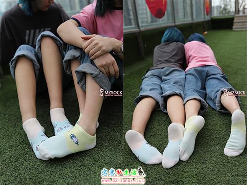 [MZSOCK]爱美足 2019年第10期 小珵与圆子【114P/474M】