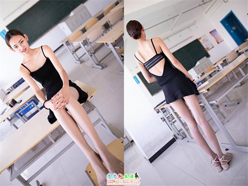 [山茶摄影ISS]232-田田 教室连衣裙【72P/44M】