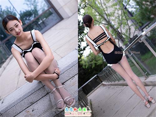 [山茶摄影ISS]212-田田 户外肉丝凉高跟【61P/73M】