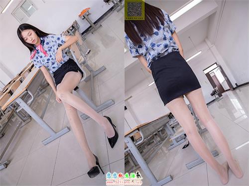 [山茶摄影ISS]203-小云 教室空姐白丝【54P/52M】