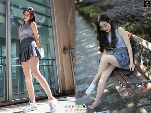 [丝慕写真] 特写集TX003 模特：双双《校园小丝妹》【90P/99M】