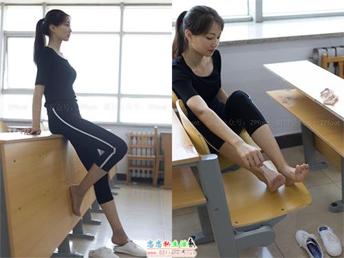 [山茶摄影ISS]239-教室短丝裸足【99P/195M】