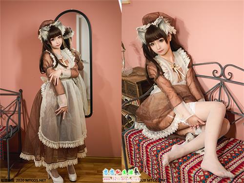 [喵糖映画] 赏美 VOL.124 棕色女仆装【35P/484M】