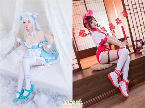 [喵糖映画] 赏美 VOL.133 小天鹅女仆和绊爱【30P/377M】