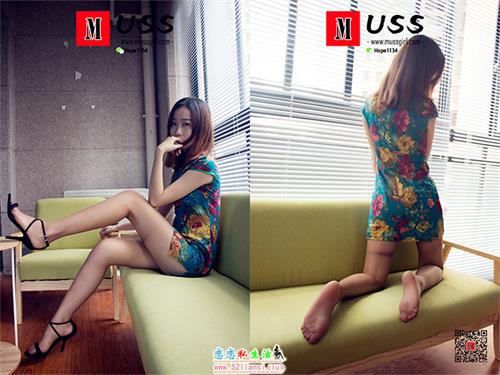 [MussGirl慕丝女郎] NO.010 碎花旗袍【30P/56M】