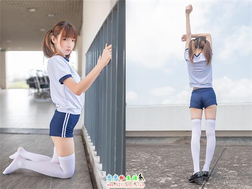 [喵糖映画] 赏美 VOL.182 白袜体操服【50P/325M】