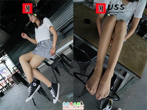 [MussGirl慕丝女郎] NO.032 陈老师长筒蕾丝与少女裙搭配的清纯性感【61P/115M】