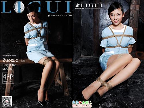 [Ligui丽柜] 2020.02.23 网络丽人 Model 左左【46P/112M】