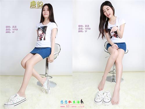 [唐韵] P0054 灵灵 帆布鞋美脚【12P】