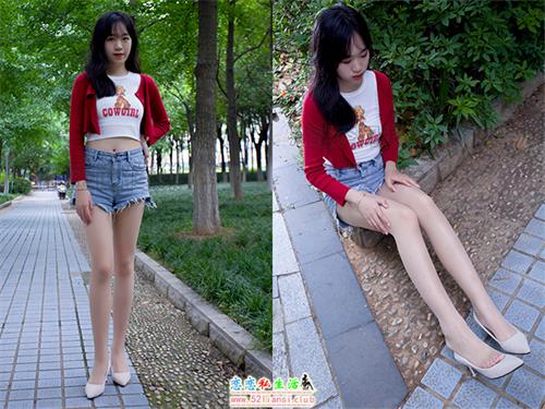 [SiHua思话]No.129 子琦 公园长腿活力少女【43P/96M】