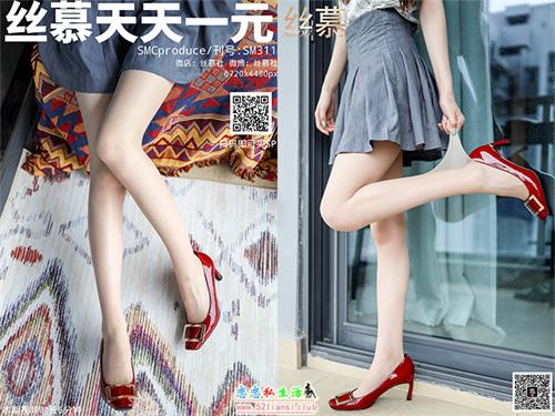 [丝慕写真] SM311 模特：新模《红色RV》【65P/179M】