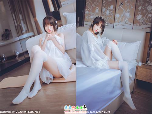 [喵糖映画] 赏美 VOL.204 纯白睡裙【24P/243M】