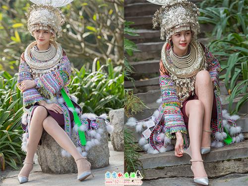 [IESS异思趣向] 《魔鬼周三》特刊45期：九妹 穿丝的苗族九妹【80P/77M】