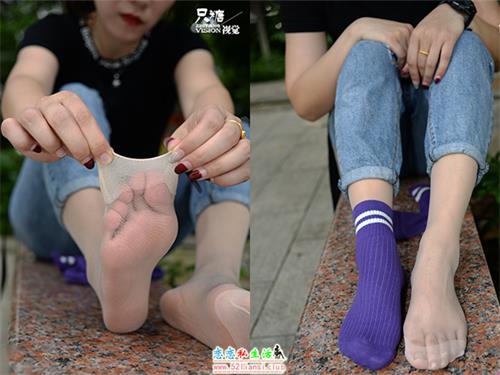 [只糖视觉]019期：33度的秋，跑鞋牛仔裤搭配棉袜丝【167P/505M】