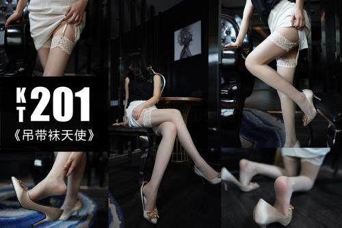[袜小喵]KT201《吊带袜天使》【59P/54M】