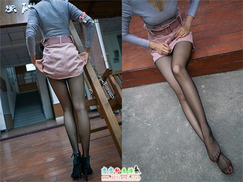 [MussGirl慕丝女郎] NO.051 拥有标准腿型的活泼小萌妹熊爷黑丝秀【99P/428M】