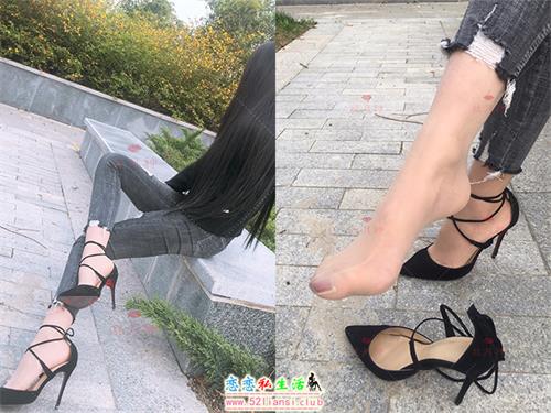 [丝月神] 05-牛仔裤细带高跟肉丝【91P/69M】