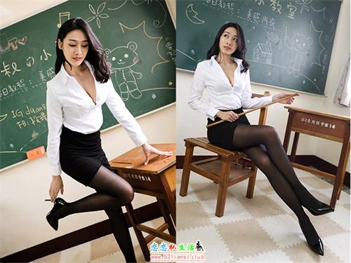 [街拍丝足]058-台湾腿模 段璟乐 教师黑丝 高跟美腿旅拍【59P/63M】