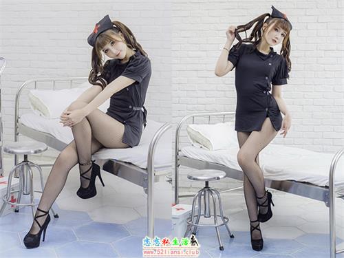 [街拍丝足]070-台湾腿模 乔乔儿 黑暗护士 丝袜高跟美腿外拍【38P/52M】