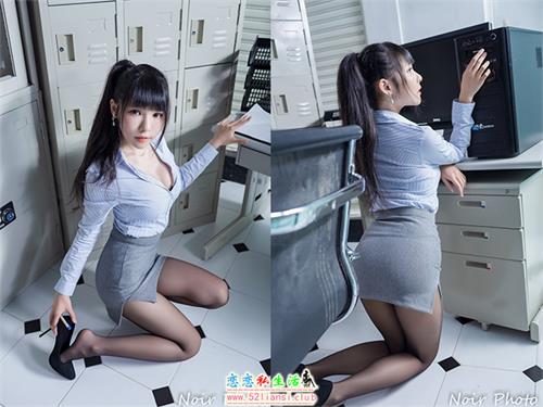 [街拍丝足]072-台湾腿模 依霜 OL黑丝 高跟美腿外拍【37P/48M】