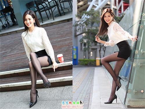 [街拍丝足]056-台湾腿模 张筠 OL制服 高跟美腿外拍【104P/158M】