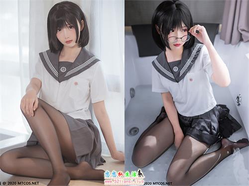 [喵糖映画] 裙美 JKL.017 黑丝JK制服【21P/270M】