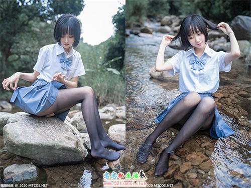 [喵糖映画] 裙美 JKL.016 溪边JK制服【37P/372M】