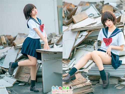 [喵糖映画] 裙美 JKL.021 天台JK制服【33P/512M】