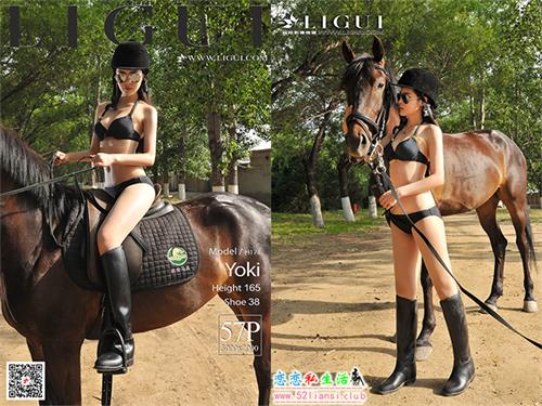 [Ligui丽柜] 2020.08.23 网络丽人 Model Yoki【58P/209M】