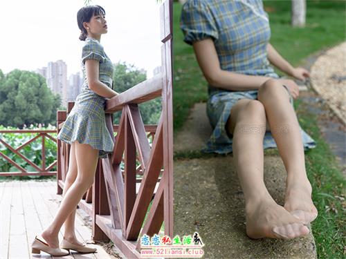 [SiHua思话]No.173 诗诗 旗袍肉丝女孩逛公园【50P/90M】