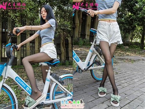 [大生模拍]-N190-慧慧 黑丝单车【41P/248M】