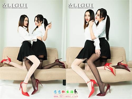 [Ligui丽柜] 2020.10.09《双生花》魅丝娇凝脂 甜甜&凉儿【99P/129M】