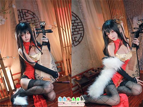 [喵糖映画] 华美 HML.004 水淼大凤旗袍【40P/867M】