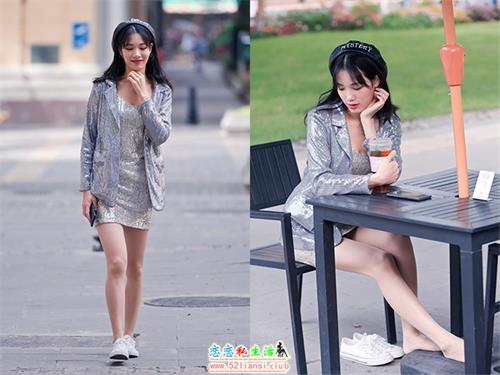 [魔镜街拍] 066-御风街拍-在沙面公园搭讪的肉丝甜美小姐姐九月【235P/2.08G】