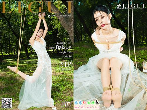 [Ligui丽柜] 2020.10.16《郊野无助的挣扎》白雪【52P/108M】