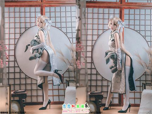 [喵糖映画] 华美 HML.009 银丝旗袍【22P/327M】