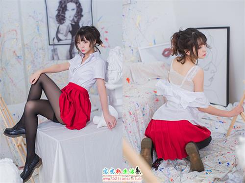 [喵糖映画] 赏美 VOL.319 画室少女【23P/275M】