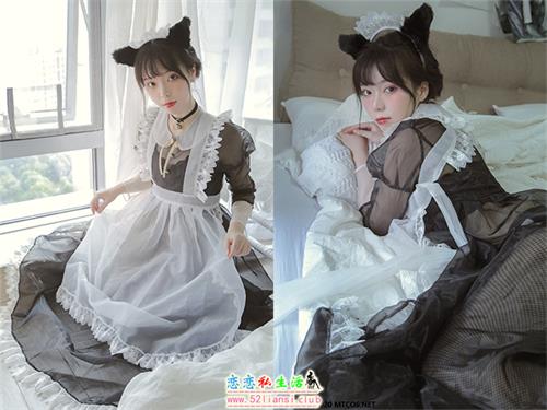 [喵糖映画] 赏美 VOL.317 海棠女仆【21P/71M】