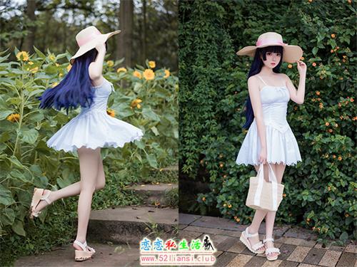 [喵糖映画] 赏美 VOL.414 花园白裙【37P/402M】