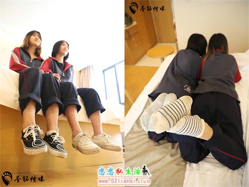[誉铭传媒] 245期-两学妹校服短袜【112P/342M】