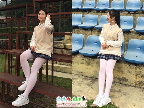 [最爱帆布鞋]003-学妹校园操场白丝帆布鞋【60P/231M】